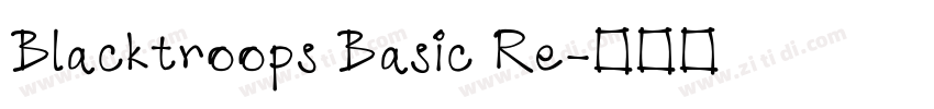 Blacktroops Basic Re字体转换
